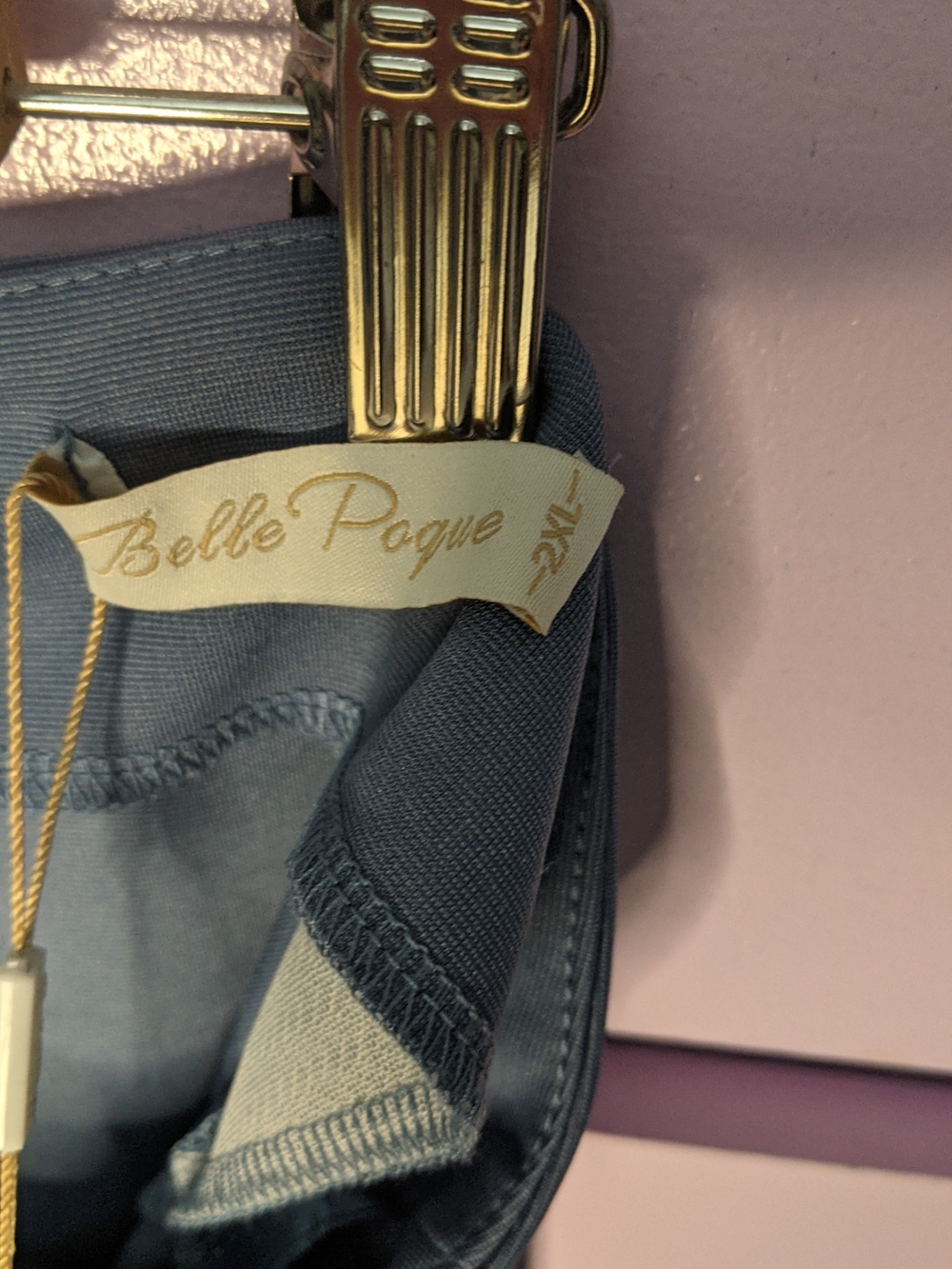 Classic Slate Pastel Blue Women’s Skirt - Picture 6 of 8